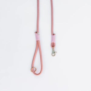 Baby Pink Braided Rope Lead