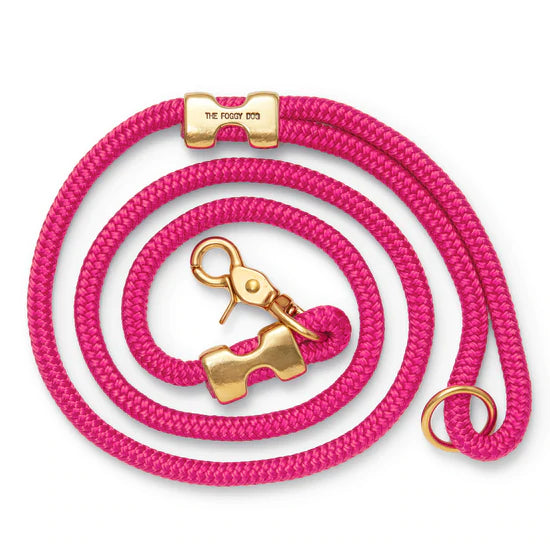 Hot Pink Marine Rope Dog Lead