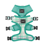 Load image into Gallery viewer, Wag Your Teal Reversible Dog Harness
