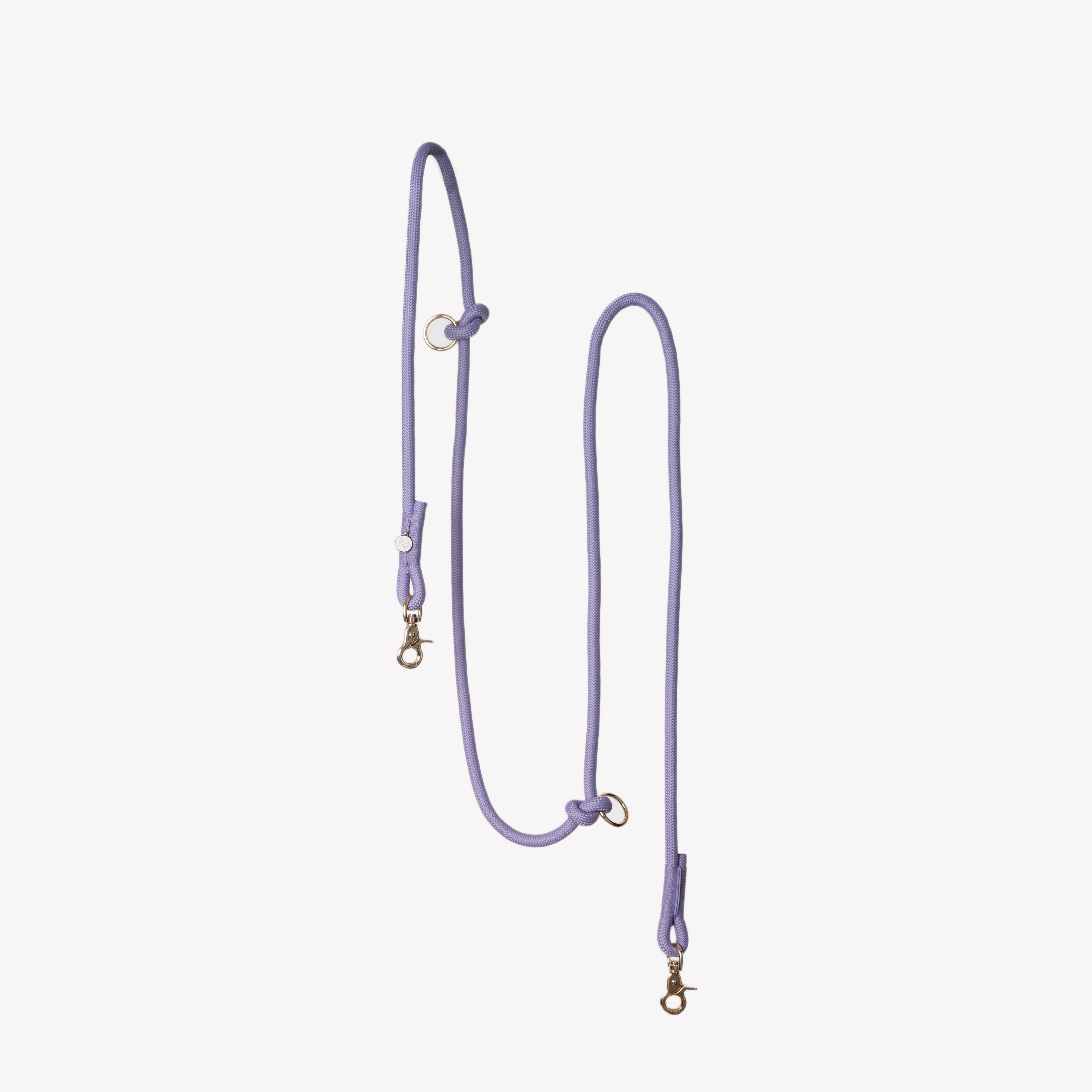 Lavender Hands Free Braided Rope Lead