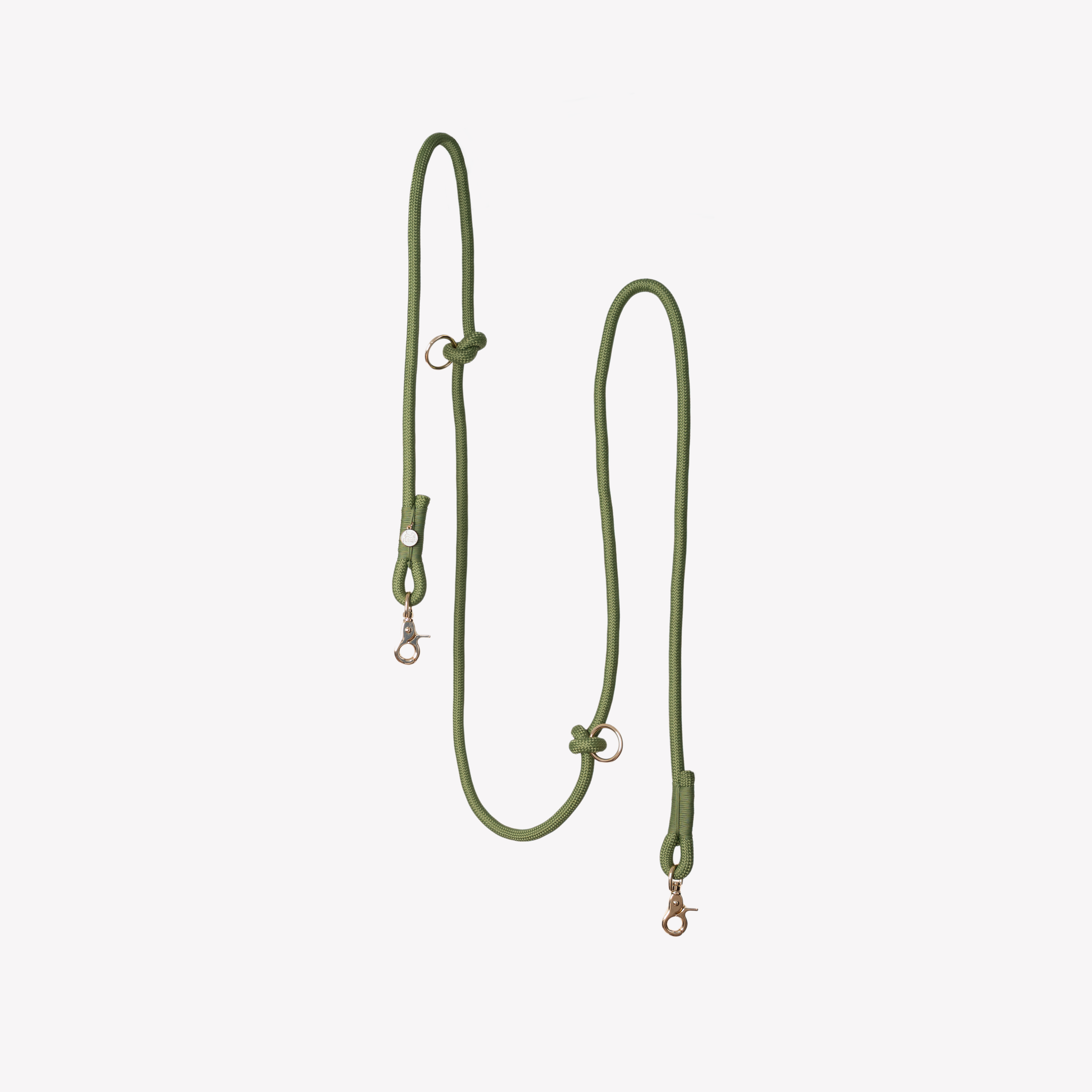 Green Hands Free Braided Rope Lead