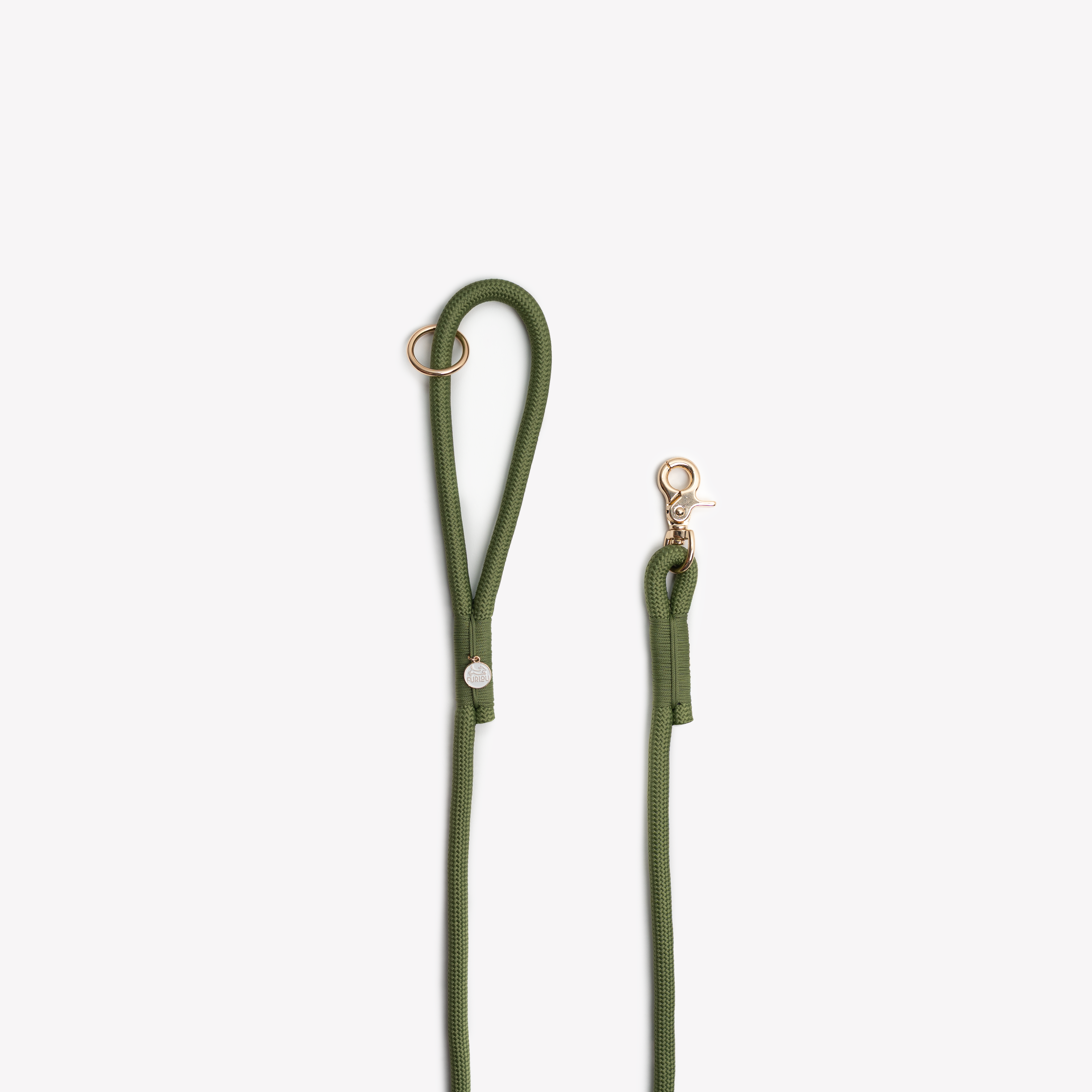 Green Braided Rope Lead