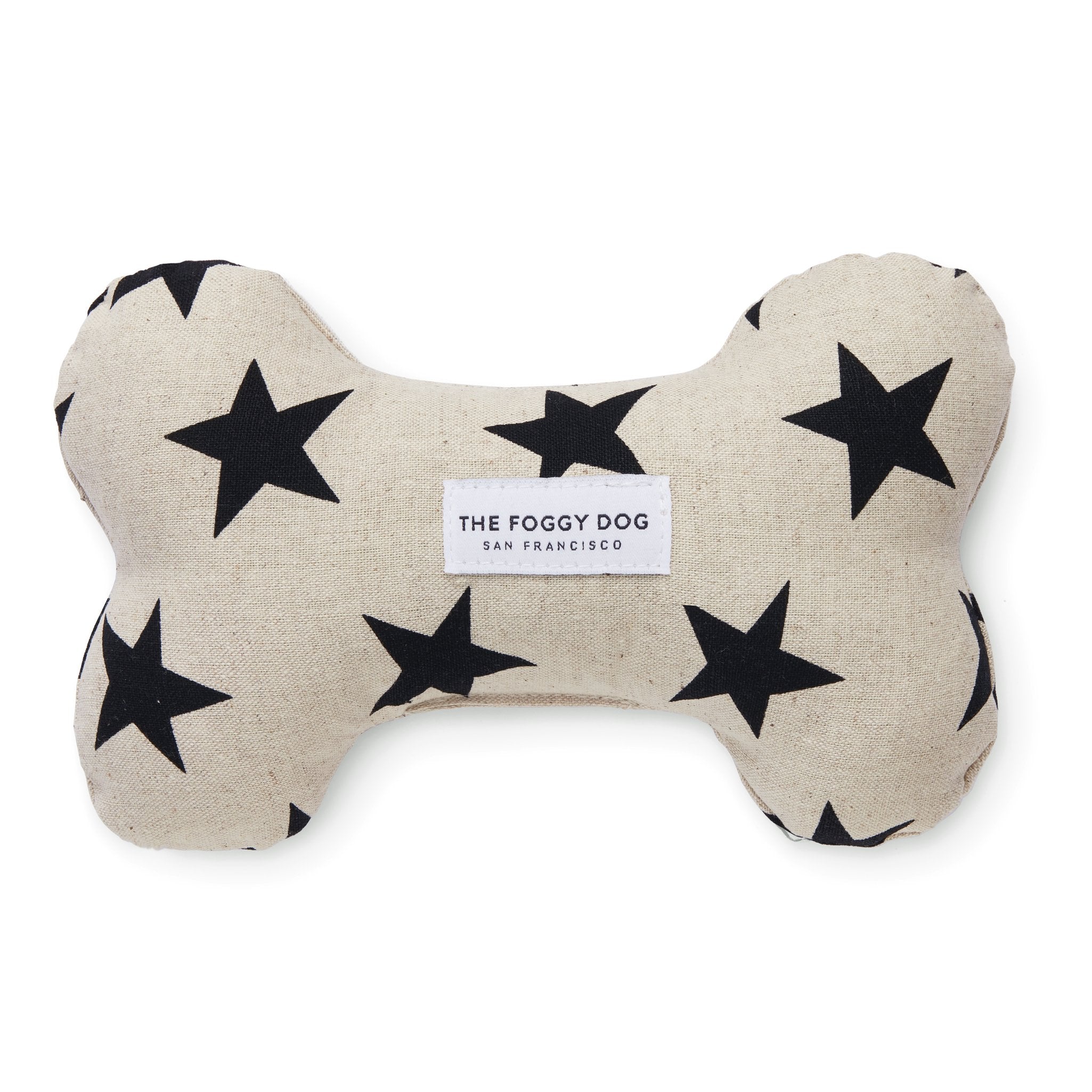 Black Stars Squeaky Toy