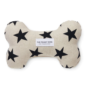 Black Stars Squeaky Toy