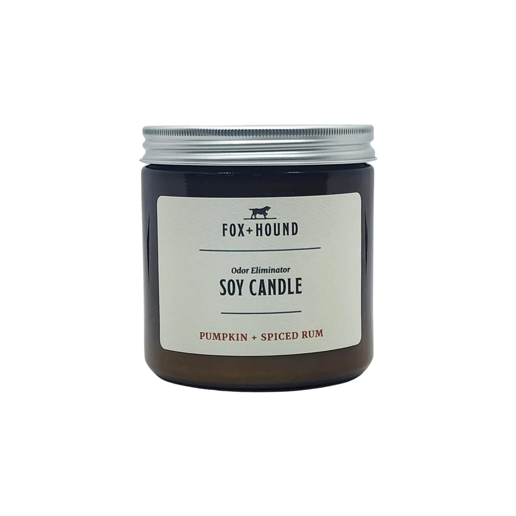 Odour Eliminator Soy Candle - Pumpkin and Spiced Rum