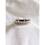 Load image into Gallery viewer, Olive and Ivory Macrame &amp; Leather Dog Collar
