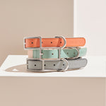 Load image into Gallery viewer, Grey Vegan Leather Collar
