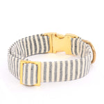 Load image into Gallery viewer, Charcoal Stripe Dog Collar
