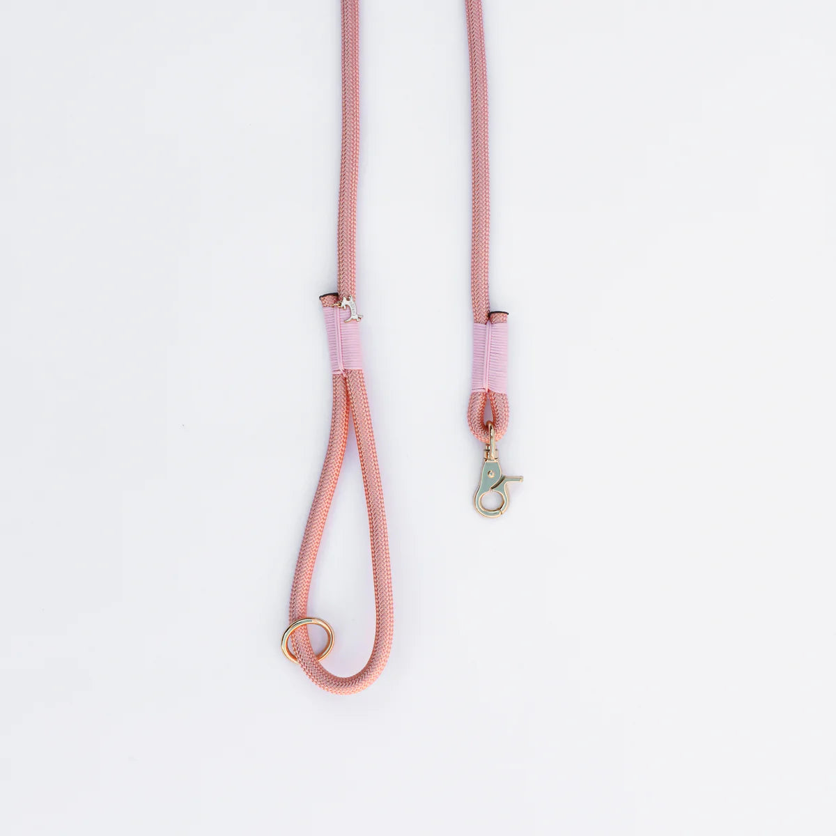 Baby Pink Braided Rope Lead