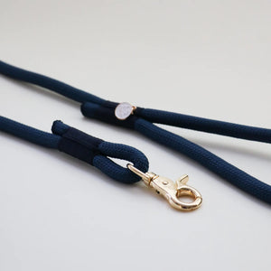 Navy Blue Braided Rope Lead