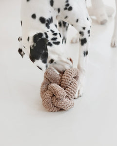 Nou | Taupe Toy with Squeakers