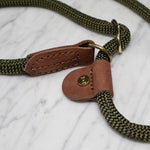 Load image into Gallery viewer, Denjo Torekov Slip Lead in Shimmer Green
