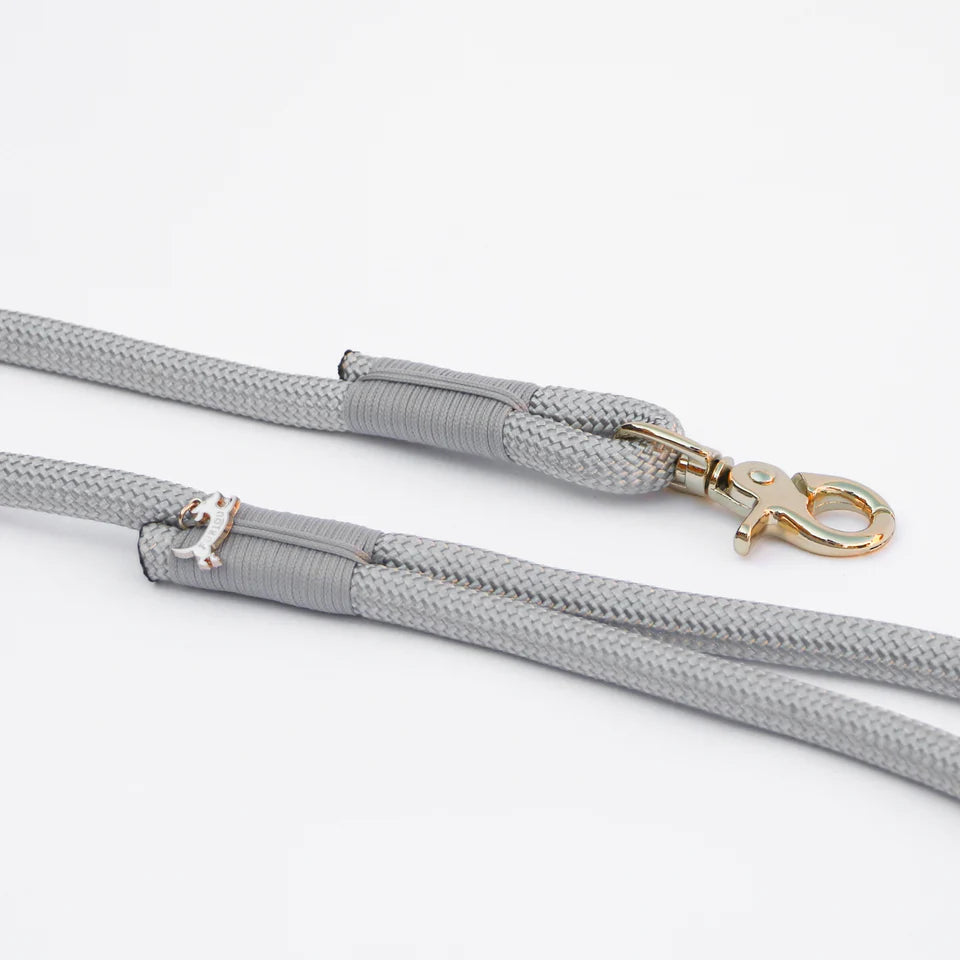 Grey Braided Rope Lead