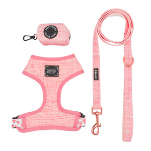 Dolce Rose Reversible Dog Harness