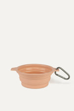 Load image into Gallery viewer, Peach Rubber Travel Bowl
