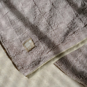 Plum Baby Fleece Towel
